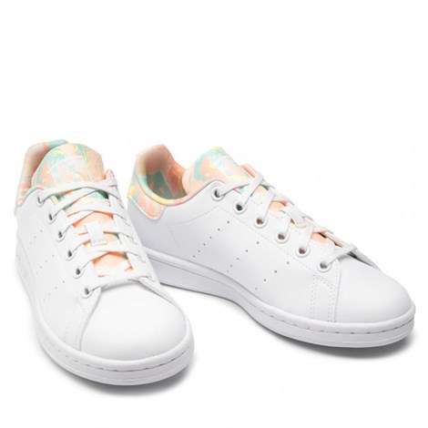 Adidas Stan Smith J Çocuk Beyaz Günlük Spor Ayakkabı - GZ9915