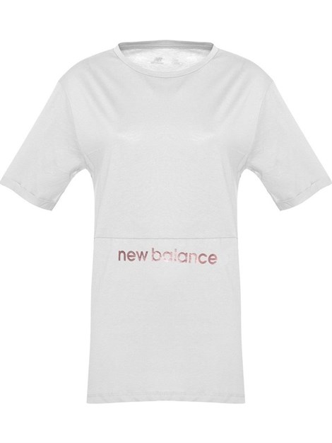 New Balance Nb Glıtter Prınt Tee Unisex Üst & T-shirt  - WTT1955-WT