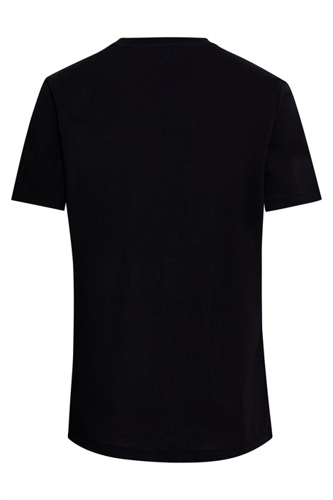 New Balance NB Mens Lifestyle T-shirt Erkek Siyah Günlük T-shirt - MNT1106-BK