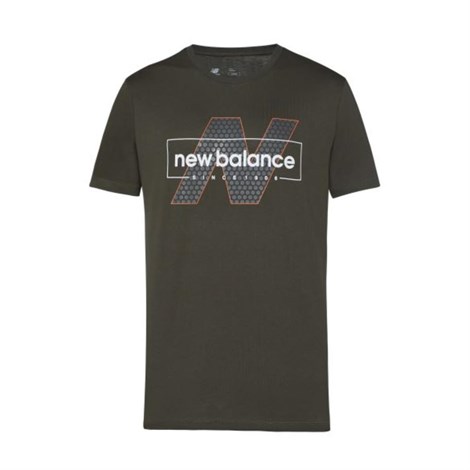 New Balance NB N Logo Tee Erkek Tişört - MTT911-TPG