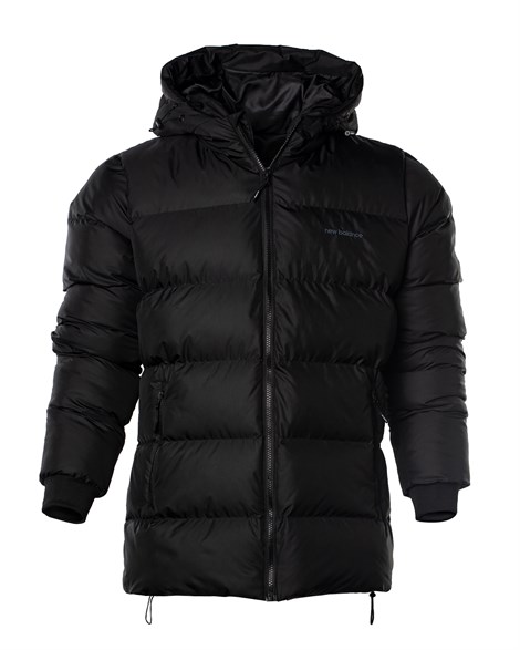 New Balance NB Puffer Jacket Erkek Siyah Ceket - MPJ3122-BK