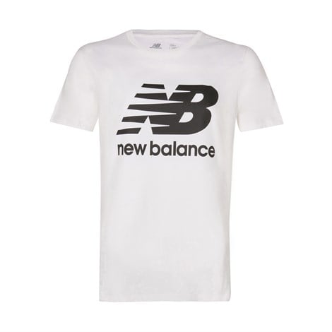New Balance NB Womens Lifestyle T-shirt Kadın Beyaz Günlük T-shirt - WNT1203-WT