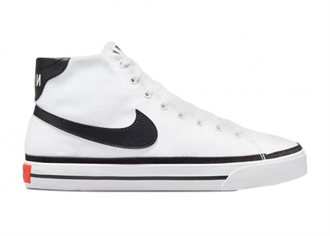 Nike Court Legacy Cnvs Mıd Erkek Beyaz Günlük Ayakkabı  - DD0162-100