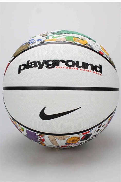 Nike Everyday Playground 8P Graphic Deflated Unisex Beyaz Basketbol Topu - N.100.4371.913.07