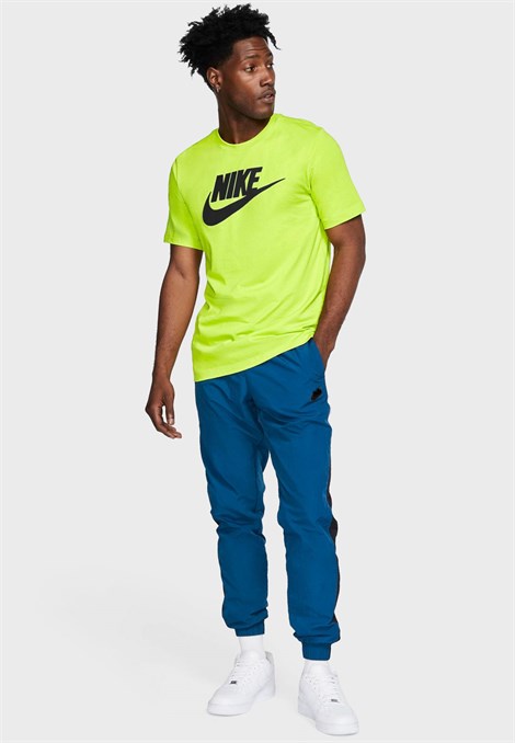 Nike M Nsw Tee Icon Futura Erkek Sarı T-shirt - AR5004-736