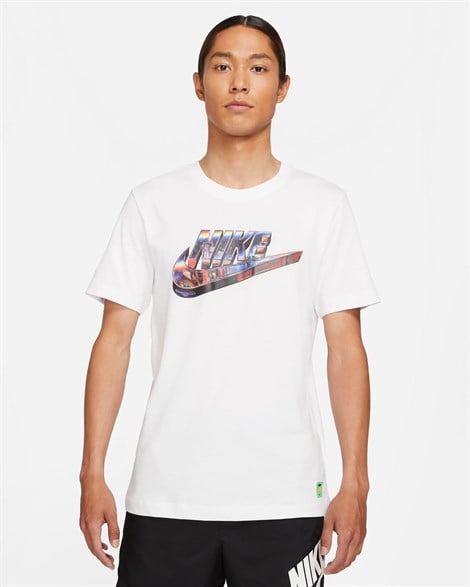 Nike M Nsw Tee Worldwıde Hbr Erkek Beyaz T-shirt - DJ1369-100