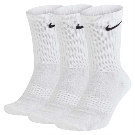 Nike U Nk Everyday Cush Crew 3Pr Unisex Beyaz Çorap - SX7664-100