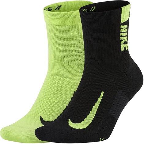 Nike U Nk Mltplıer Ankle 2Pr Unisex Karışık Renkli Çorap - SX7556-903