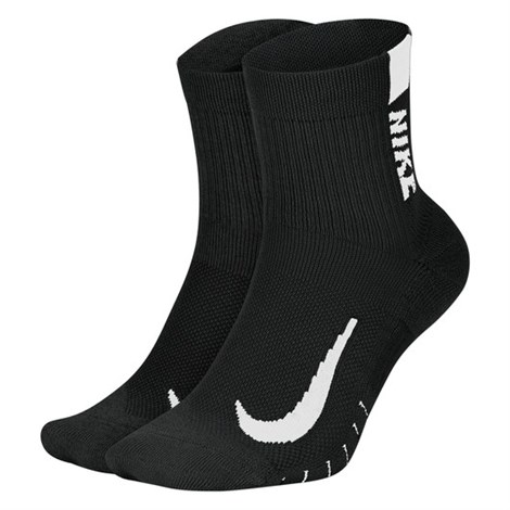 Nike U Nk Mltplıer Ankle 2Pr Unisex Siyah Çorap - SX7556-010