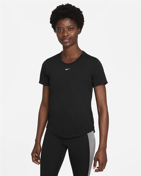 Nike W Nk One Df Ss Std Top Kadın Siyah T-shirt - DD0638-010