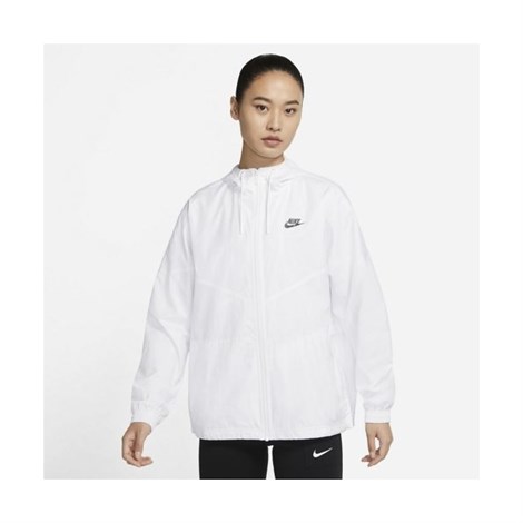 Nike W Nsw Rpl Wr Essntl Wvn Jkt Kadın Beyaz Ceket - DD5852-100