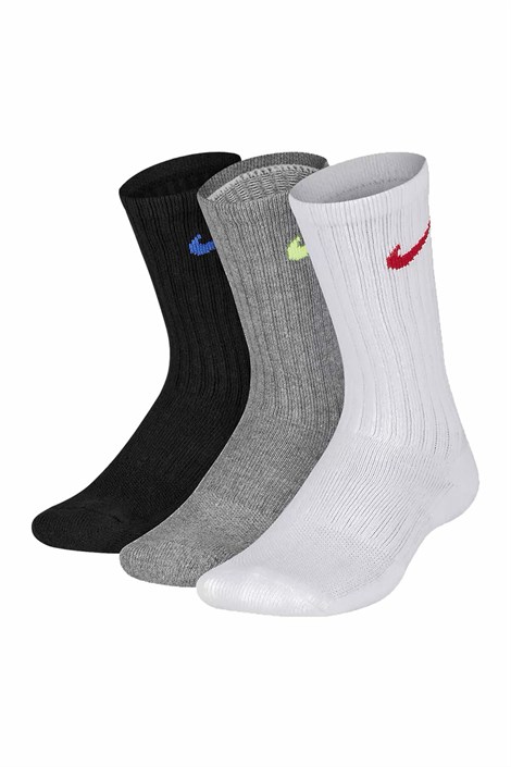 Nike Y Nk Evry Cush Crew 3Pr Çocuk Karışık Renkli Çorap - SX6842-906