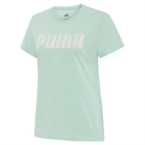 Puma Blank Base Women’S Tee Kadın Mavi Günlük T-shirt - 673927-02