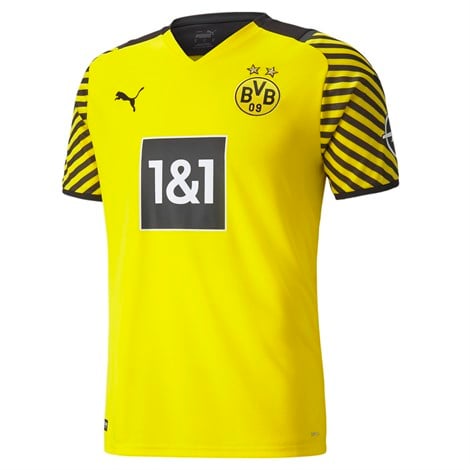 Puma BVB HOME Shirt Replica w Erkek Sarı T-shirt - 75903601
