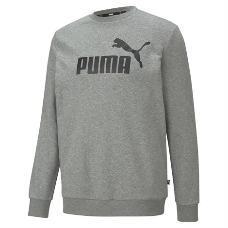 Puma Ess Big Logo Crew Tr Erkek Gri Sweatshirt - 58668003