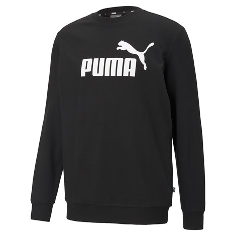 Puma Ess Big Logo Crew Tr Erkek Siyah Sweatshirt - 58668001