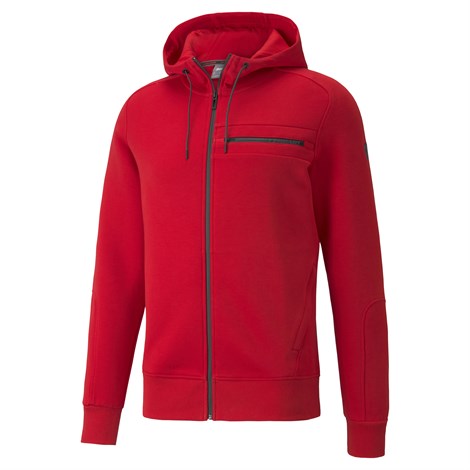 Puma Ferrari Style Hooded Sweat Jacket Erkek Kırmızı Sweatshirt - 53176802
