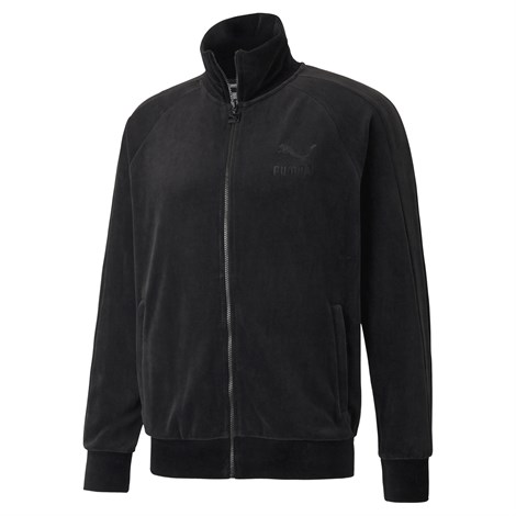 Puma Iconic T7 Track Jacket Erkek Siyah Sweatshirt - 85592801