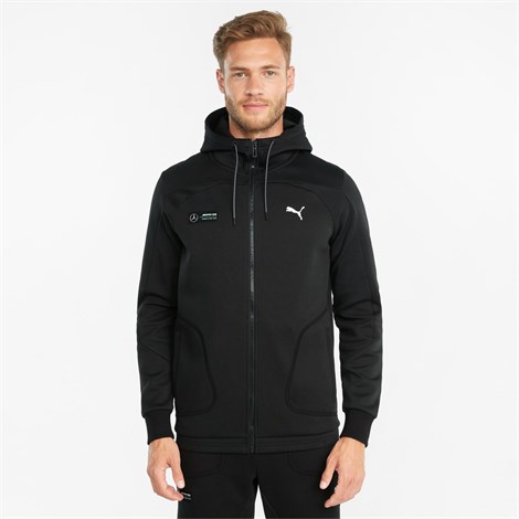 Puma MAPF1 Hooded Sweat Jacket Erkek Siyah Sweatshirt - 53187801