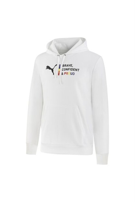 Puma Mens Hoody Erkek Beyaz Sweatshirt -84808702
