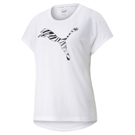 Puma Modern Sports Tee Kadın Beyaz T-Shirt - 58947602