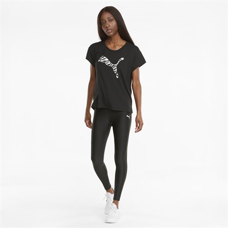 Puma Modern Sports Tee Kadın Siyah T-Shirt - 58947601