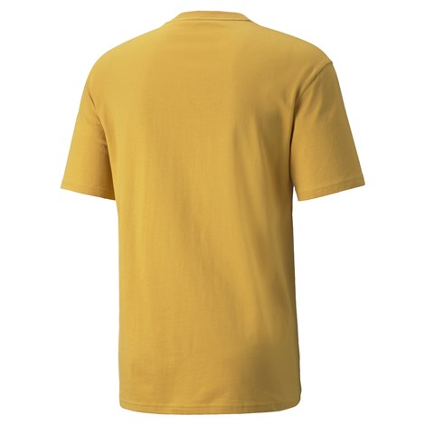 Puma Rad Cal Tee Erkek Sarı T-Shirt - 58938537