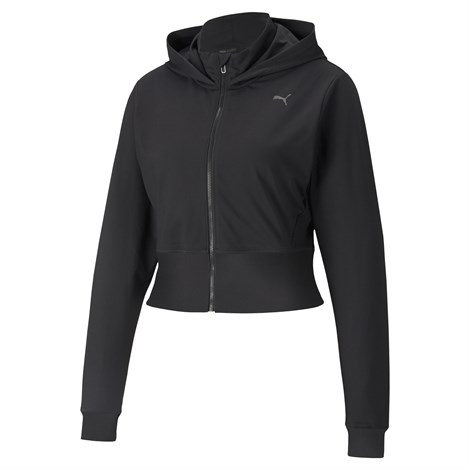 Puma Studıo Yogini Full Zip Jacket Kadın Siyah Ceket - 52098901