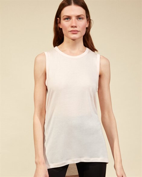 Skechers Graphic Tee W Sleeveless T-Shirt Kadın Pembe Üst & T-shirt - S211063-609
