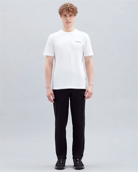 Skechers M New Basics Crew Neck T-Shirt Erkek Beyaz Günlük T-shirt - S212910-102