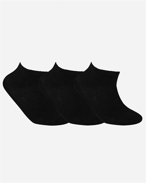 Skechers U Skx Nopad Mid Cut Socks 3 Pack Unisex Siyah Günlük Çorap - S192139-001