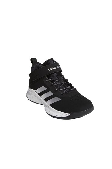 Adidas Cross Em Up 5 K Wide Slip On Çocuk Siyah Basketbol Ayakkabı - S29006