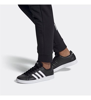 Adidas Grand Court Base Erkek Siyah Ayakkabı - EE7900