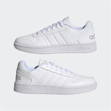 Adidas Hoops 2.0 Kadın Beyaz Günlük Ayakkabı -  FY6024