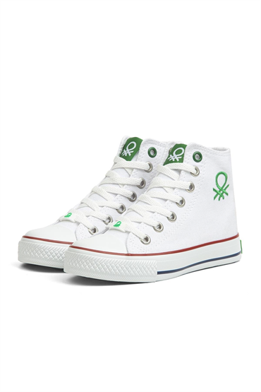 Benetton Çocuk Beyaz Günlük Spor Ayakkabı - BN-30686-19