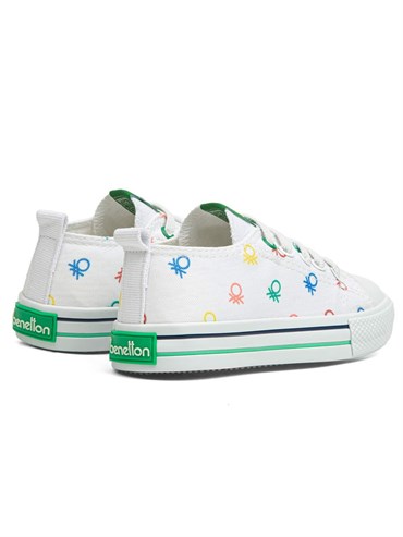 Benetton Çocuk Beyaz Günlük Spor Ayakkabı - BN-30661-19