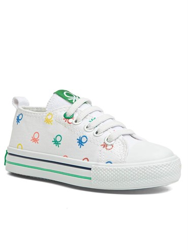 Benetton Çocuk Beyaz Günlük Spor Ayakkabı - BN-30661-19