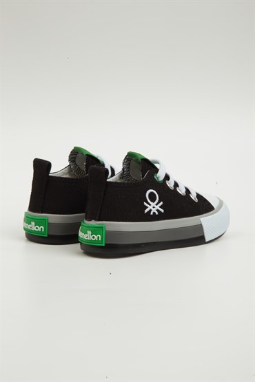 Benetton Çocuk Siyah Günlük Spor Ayakkabı - BN-30652-01