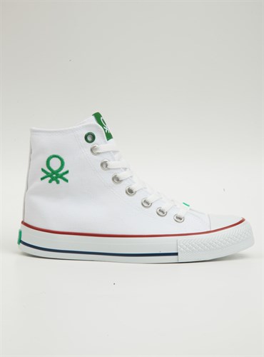 Benetton Erkek Beyaz Günlük Spor Ayakkabı - BN-30629-19