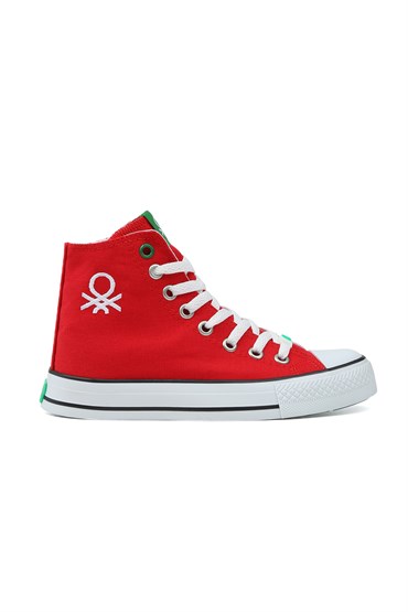 Benetton Kadın Kırmızı Günlük Spor Ayakkabı - BN-30628-05