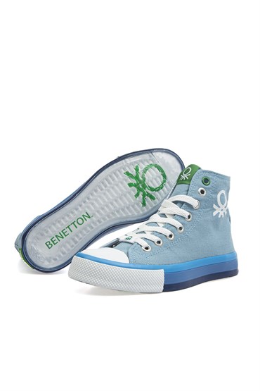 Benetton Kadın Mavi Günlük Spor Ayakkabı - BN-30189-89