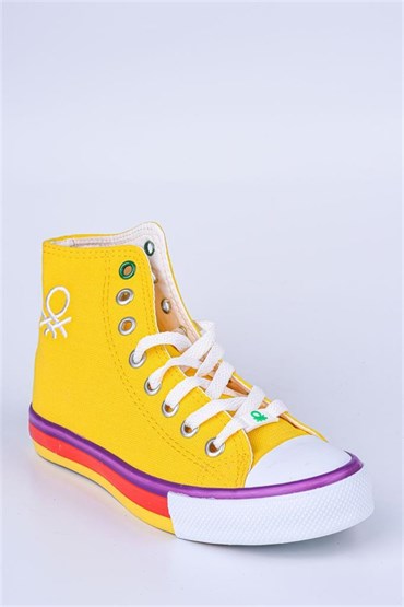 Benetton Kadın Sarı Günlük Spor Ayakkabı - BN-30189-33