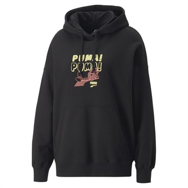 Downtown Oversized Graphic Hoodie Tr