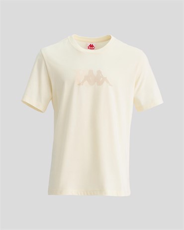 Kappa Authentic Punion Tk Erkek Beyaz Günlük T-shirt - 381G42W-H15