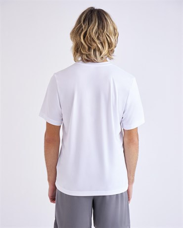 Kappa Kombat Crew Neck Tee Tk Erkek Beyaz Antrenman T-shirt - 341F1EW-A00-2