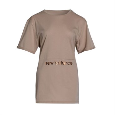 New Balance Nb Glıtter Prınt Tee Unisex Üst & T-shirt  - WTT1955-MOP
