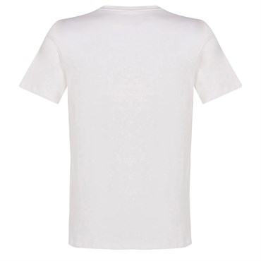 New Balance NB Mens Lifestyle T-shirt Erkek Beyaz Günlük T-shirt - MNT1226-WT