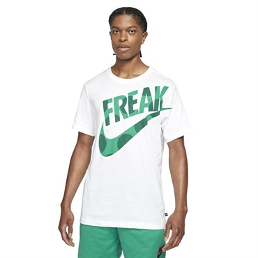 Nike Ga M Nk Df Freak Prınt Ss Tee Erkek Beyaz T-shirt - DJ1564-101