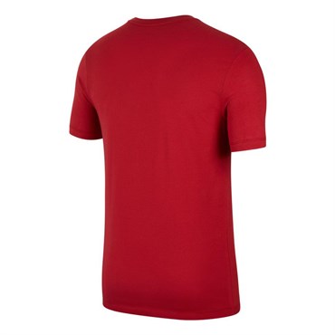 Nike Gs M Nk Tee Evergreen Crest Erkek Kırmızı T-shirt - CZ5642-628