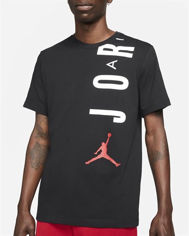 Nike M J Jdn Aır Stretch Ss Crew Erkek Siyah T-shirt - CZ8402-010